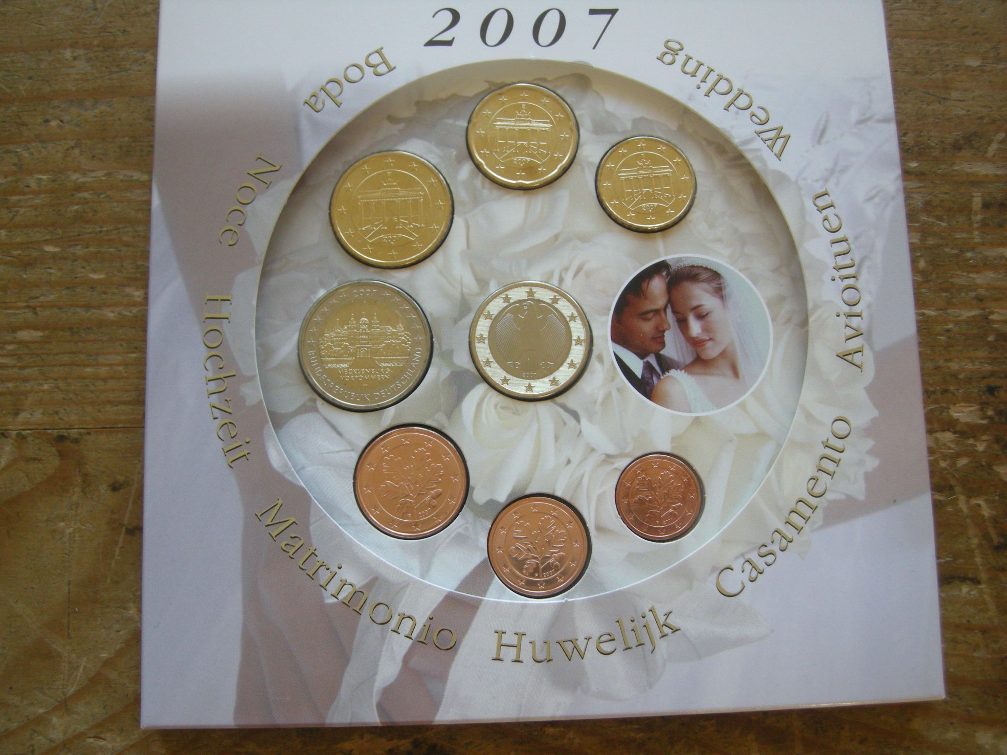 (afbeelding voor) Huwelijk set Duitsland 2007 Uitgave De Ruiter